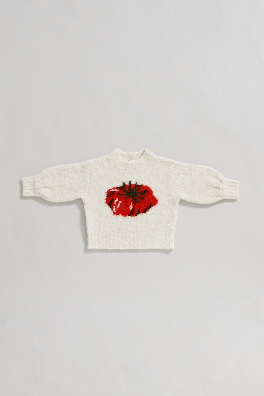 Tomato Boucle Knit Jumper