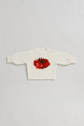 Tomato Boucle Knit Jumper