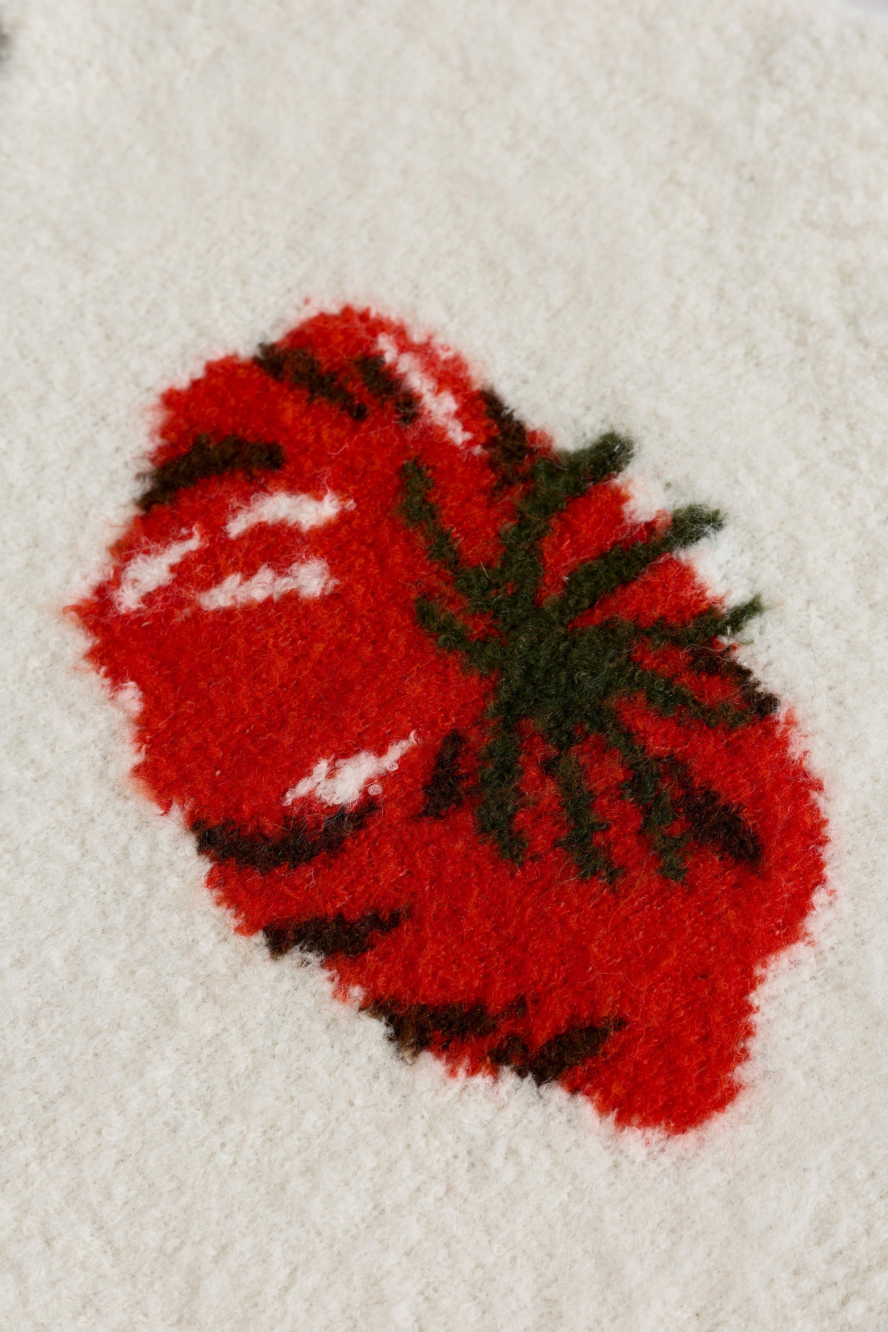 Tomato Boucle Knit Jumper