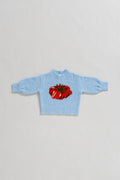Tomato Boucle Knit Jumper