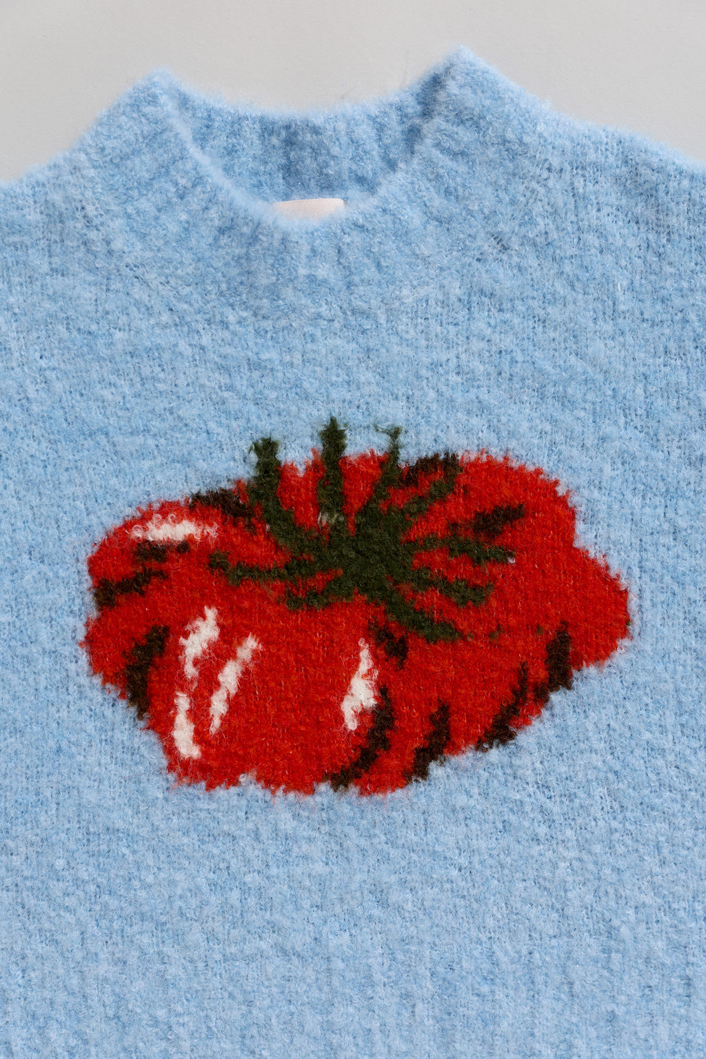 Tomato Boucle Knit Jumper