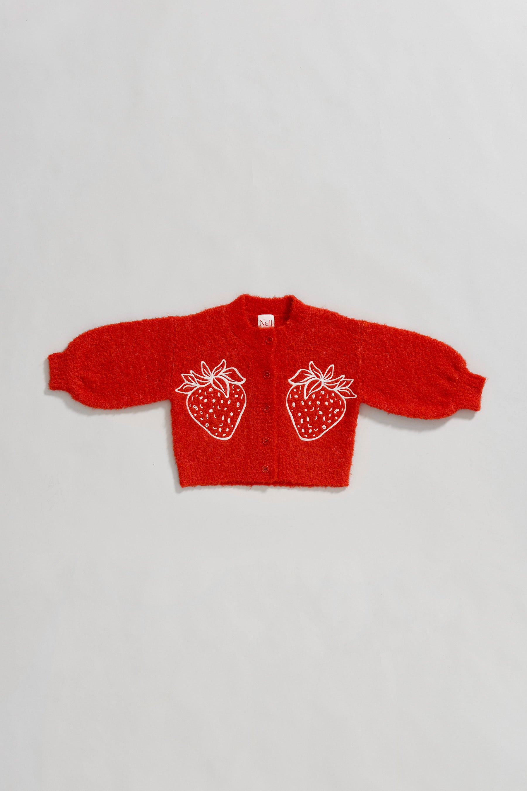 Fraise Boucle Knit Cardigan