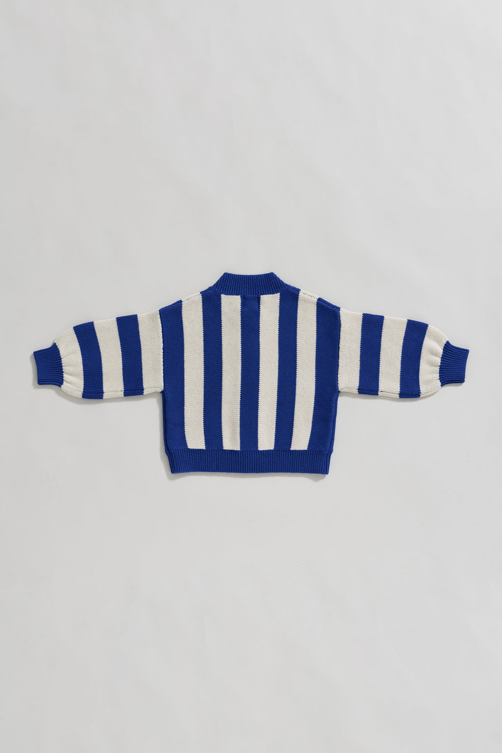 Blueberry Stripe Knit Cardigan