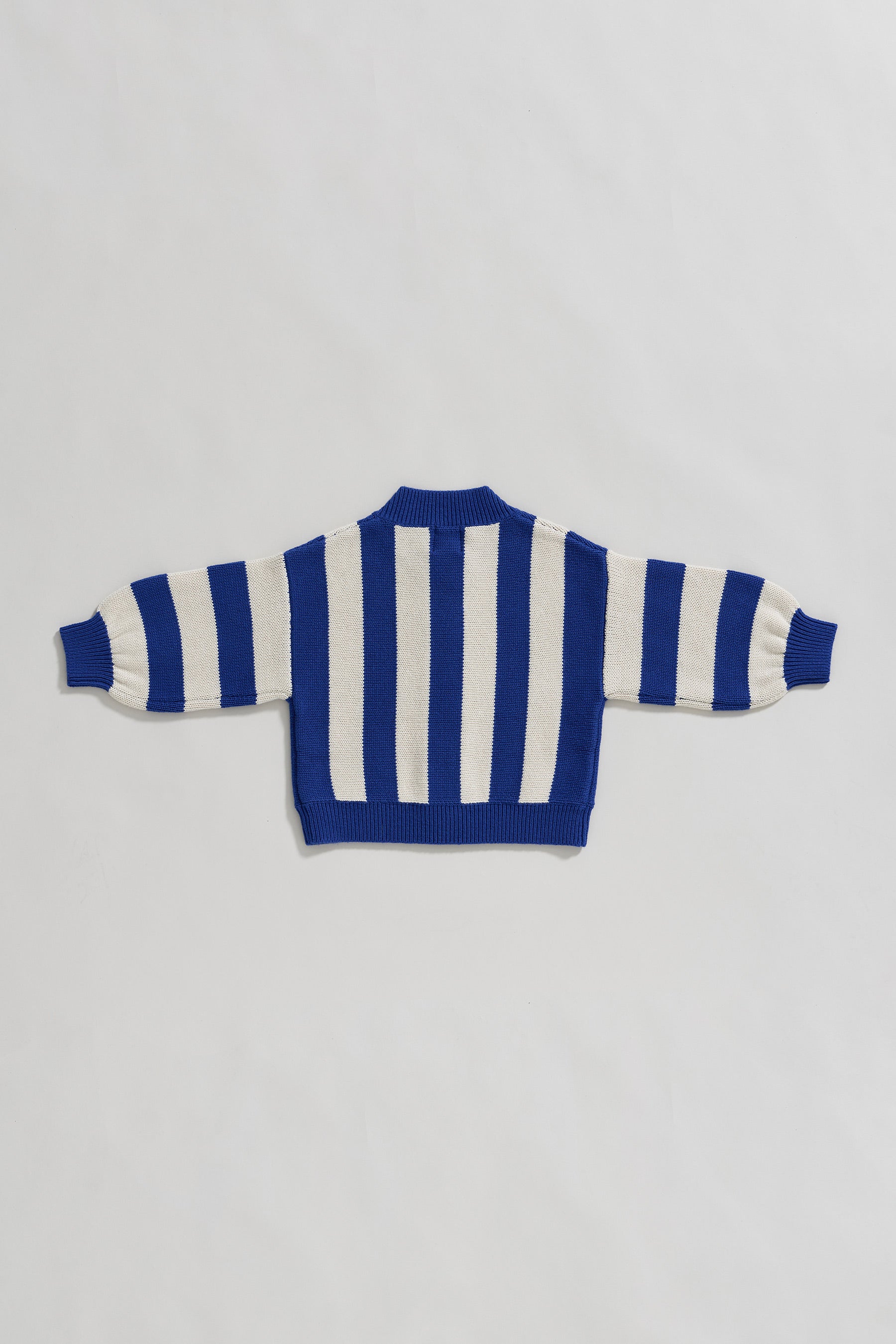 Blueberry Stripe Knit Cardigan