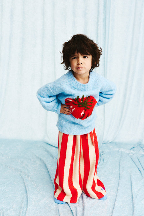Tomato Boucle Knit Jumper